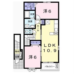 フィオレンティーナⅡの物件間取画像